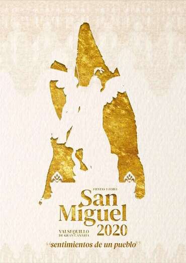 Cartel de las Fiestas de San Miguel Arcángel 2020 (Foto TA)